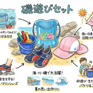 《磯遊びセットレンタル》空港から車で10分｜洗い不要