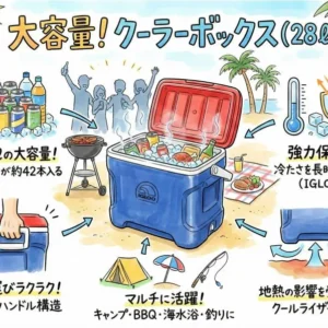 《ハードクーラーボックス(28L)レンタル》空港から車で10分