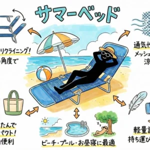 《サマーベッドレンタル》空港から車で10分